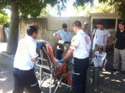 بالصور: إصابة طفيفة لرجل تعرض لعملية طعن في شارع مستكوفيتش بيافا 